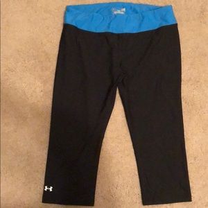 Under Armour wide band crop leggings